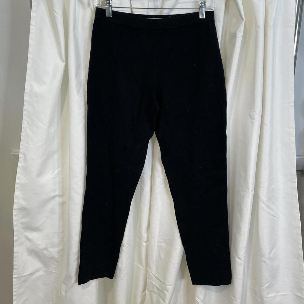 Vince black high-waisted knit cashmere blend pants Size S
